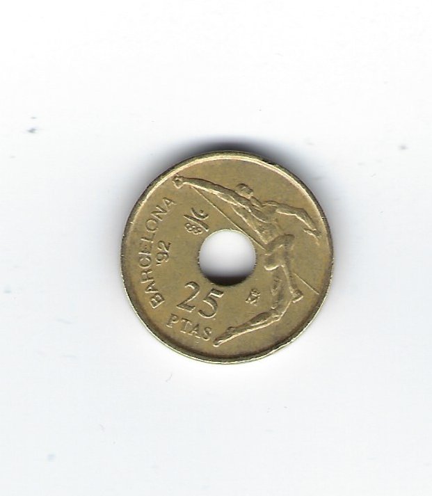 Spanien 25 Pesetas 1990 Olympia   