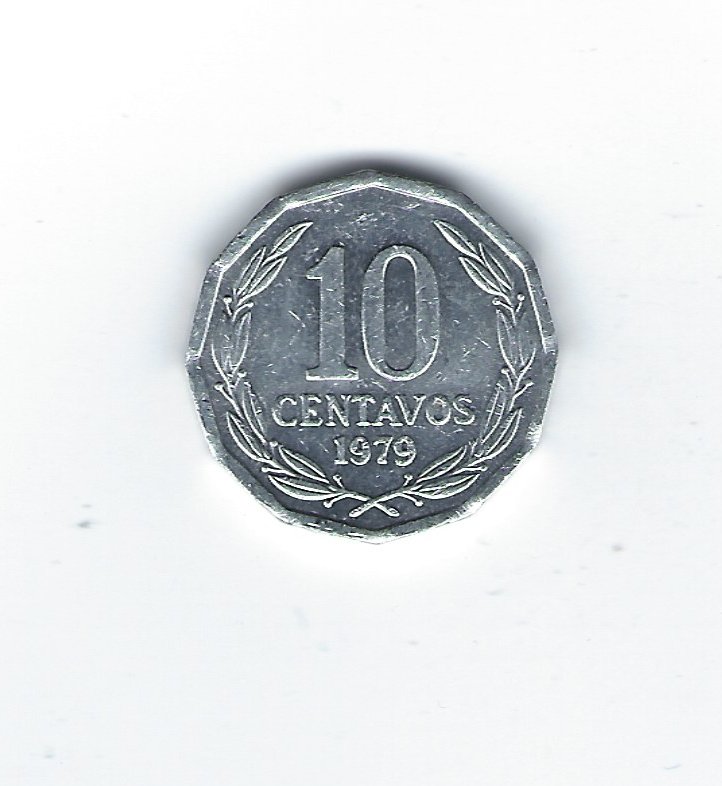  Chile 10 Centavos 1979   