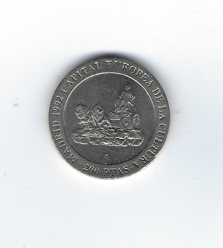  Spanien 200 Pesetas 1991 Kulturhauptstadt   