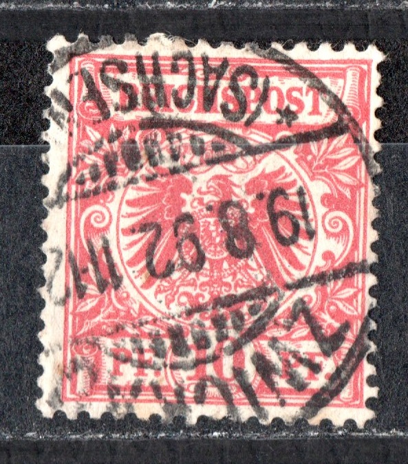  Dt. Reich 1889 Freimarke Mi. 47 Echt gelaufen/ TOP Stempel   