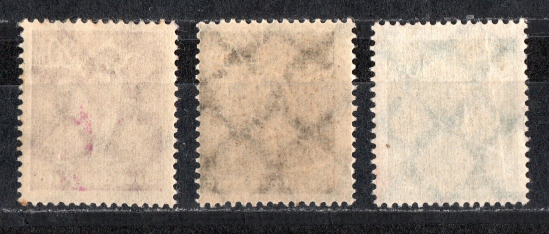  Dt. Reich Mi. 241,242+244 Postfrisch**/ Mi.242 Abart! extr. dezentriert/ s. scan   
