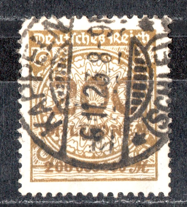 Dt. Reich 1923 Freimarke Mi.323 Echt gelaufen / Top Stempel / siehe scan