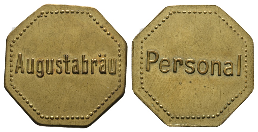  Bayern; Augsburg; Augustabräu, Personal; Menzel -   