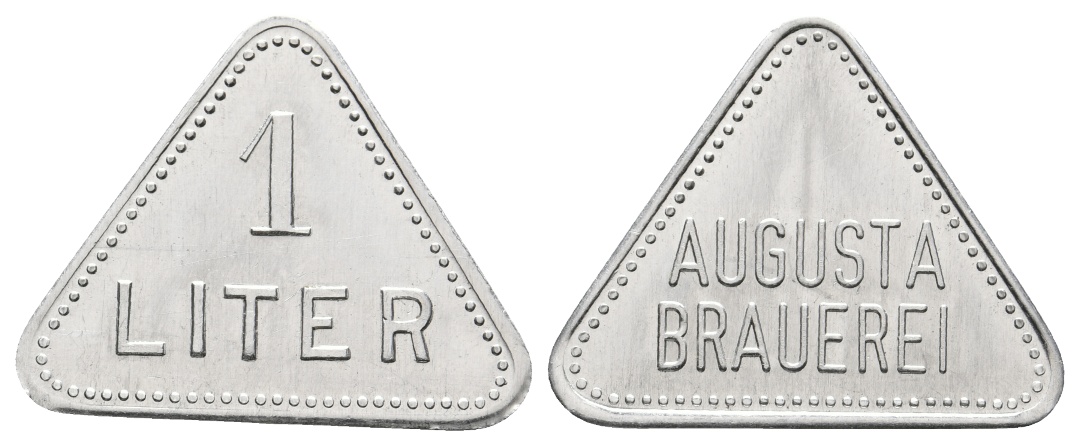  Bayern; Augsburg; Augusta Brauerei, 1 Liter; Menzel -   