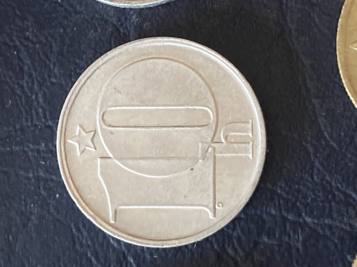  Münze Münzen Umlaufmünze Tschechoslowakei 10 Heller 1975   