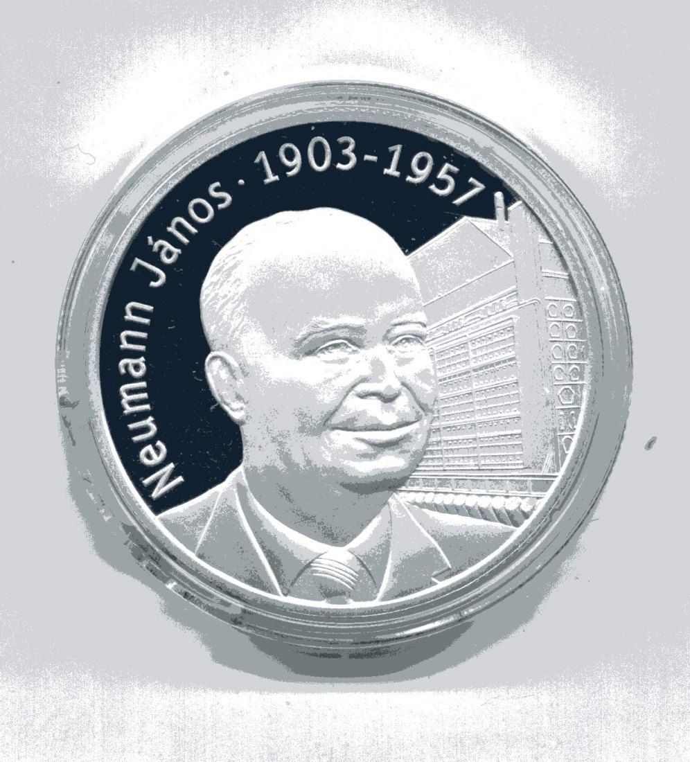  5000 Forint 2003 Janos Neumann PP 31,46 Gramm Sterling Silber   