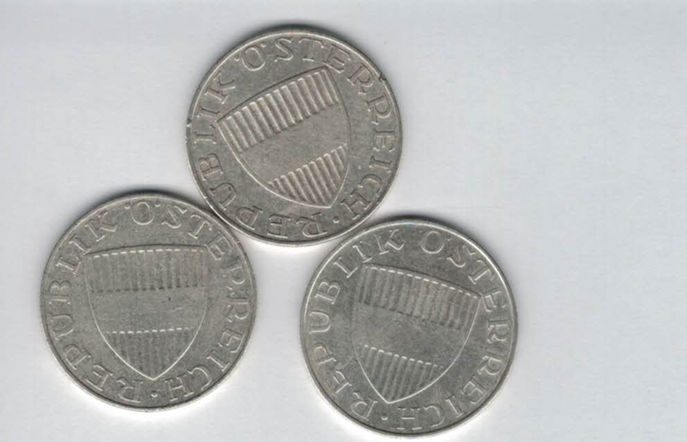  10 Schilling 1957 1958 1959 Ag silber á 4,8g fein Österreich 2. Republik Spittalgold9800 (4785)   