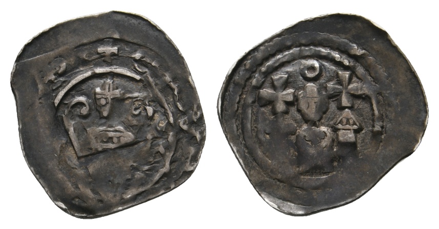  Mittelalter; Kleinmünze; 1,14 g   