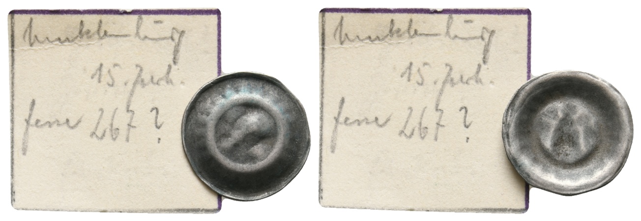  Mittelalter; Kleinmünze 0,59 g   