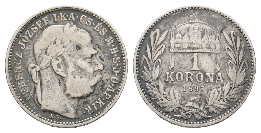  Ausland; Ungarn; Kleinmünze 1895   