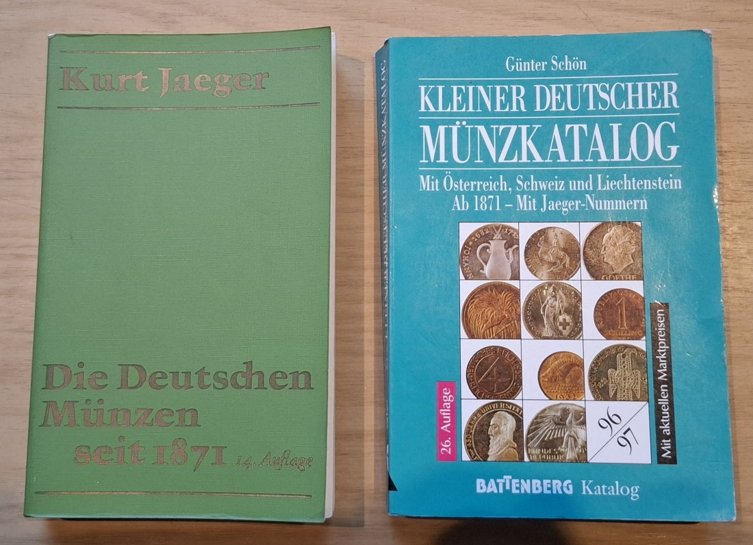  KLEINER DEUTSCHER MÜNZKATALOG mit A, CH und FL & DEUTSCHE MÜNZEN SEIT 1871   