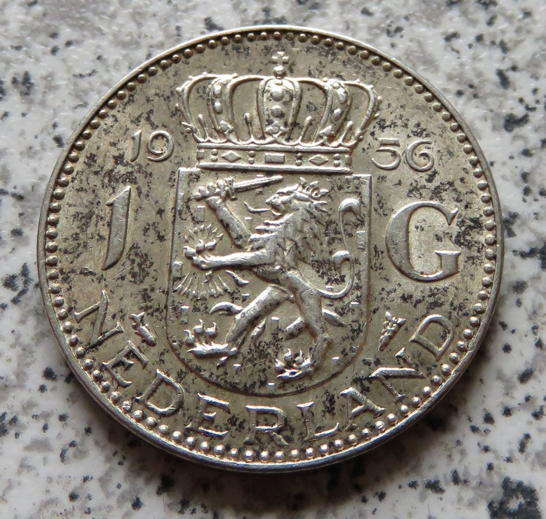  Niederlande 1 Gulden 1956   