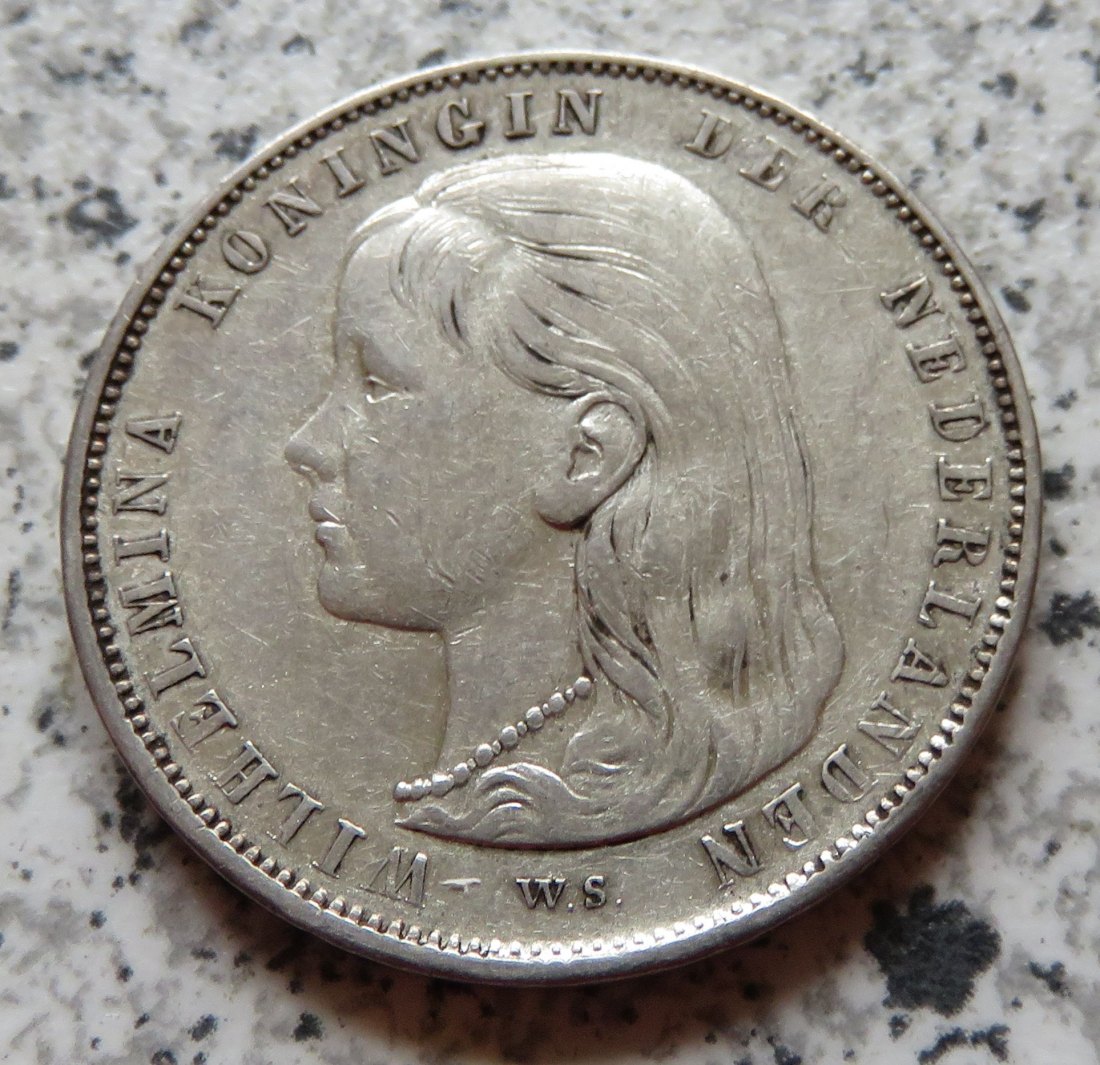  Niederlande 1 Gulden 1892   