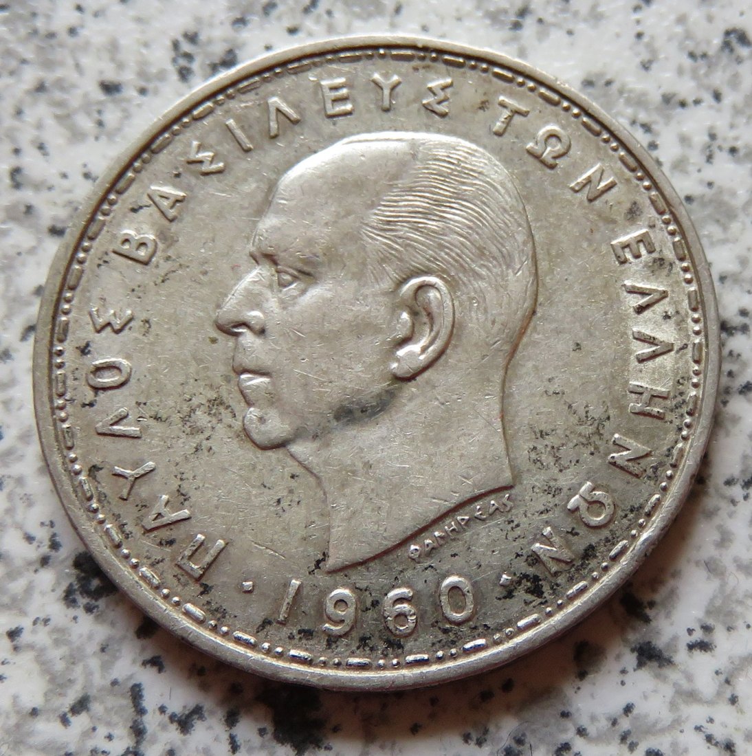  Griechenland 20 Drachmai 1960   