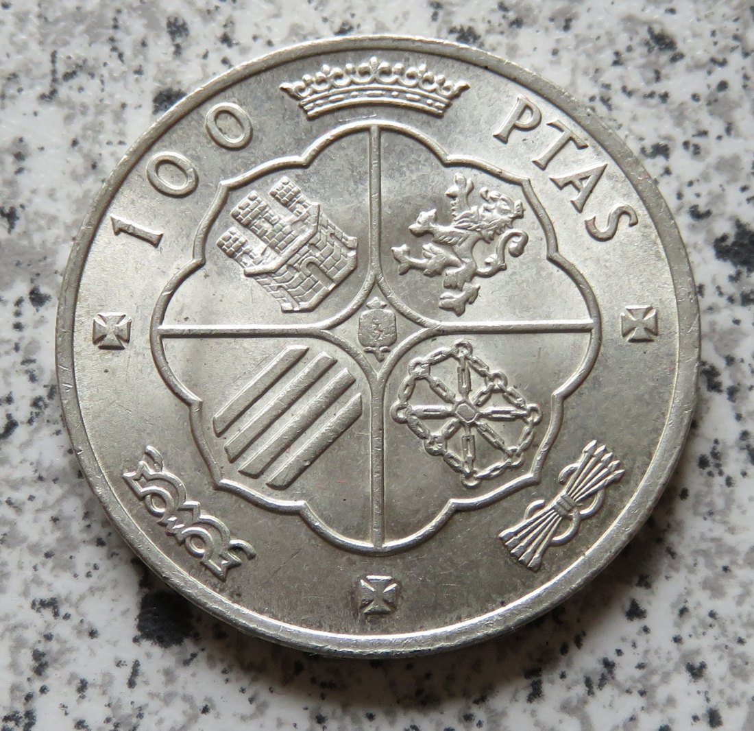  Spanien 100 Pesetas 1966, Sternchen 66   