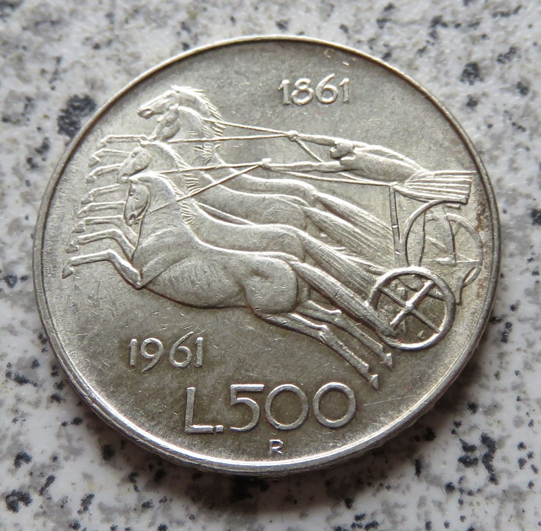 Italien 500 Lire 1961   