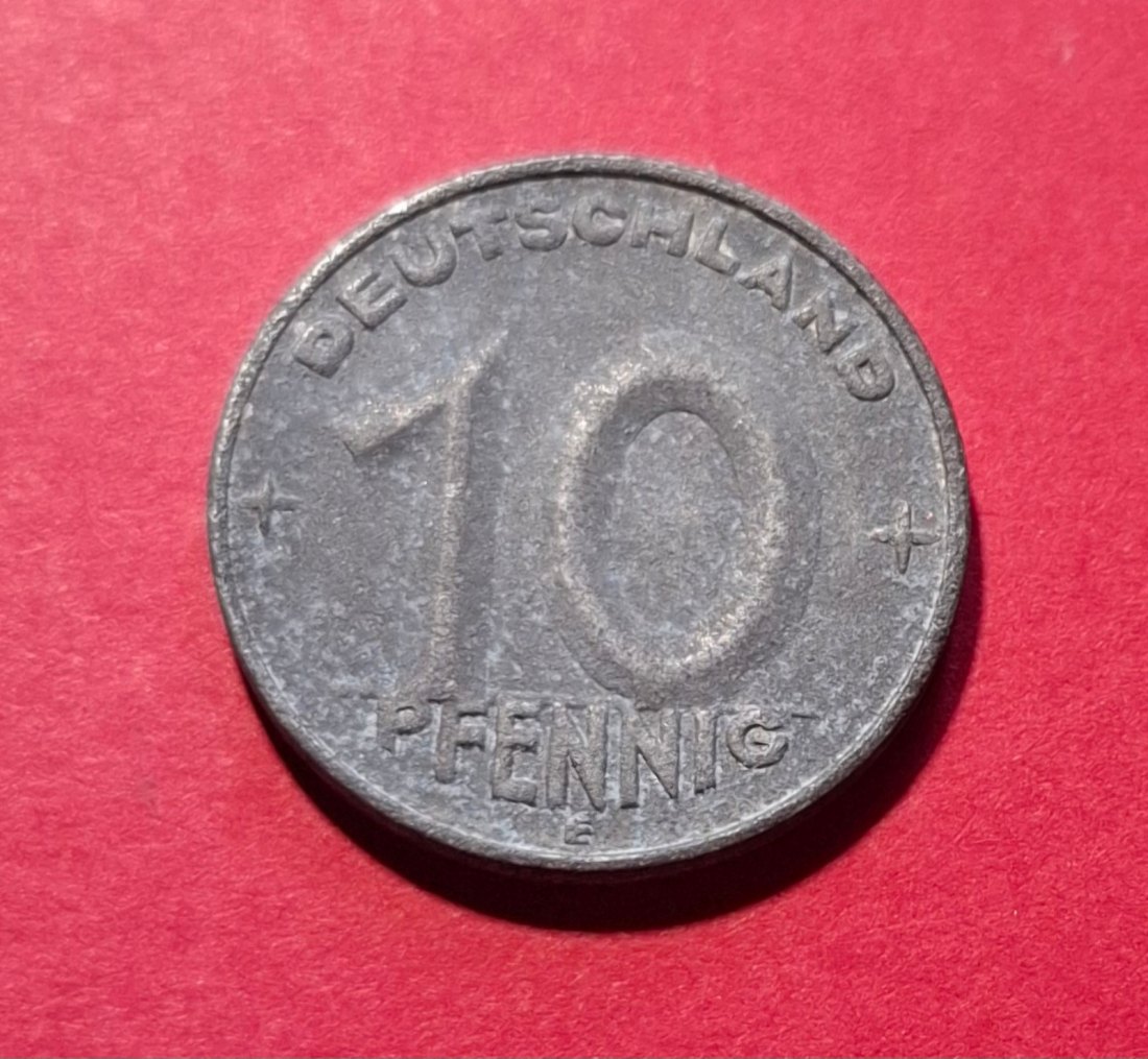 DEUTSCHLAND (DDR) 10 Pfennig 1950 E