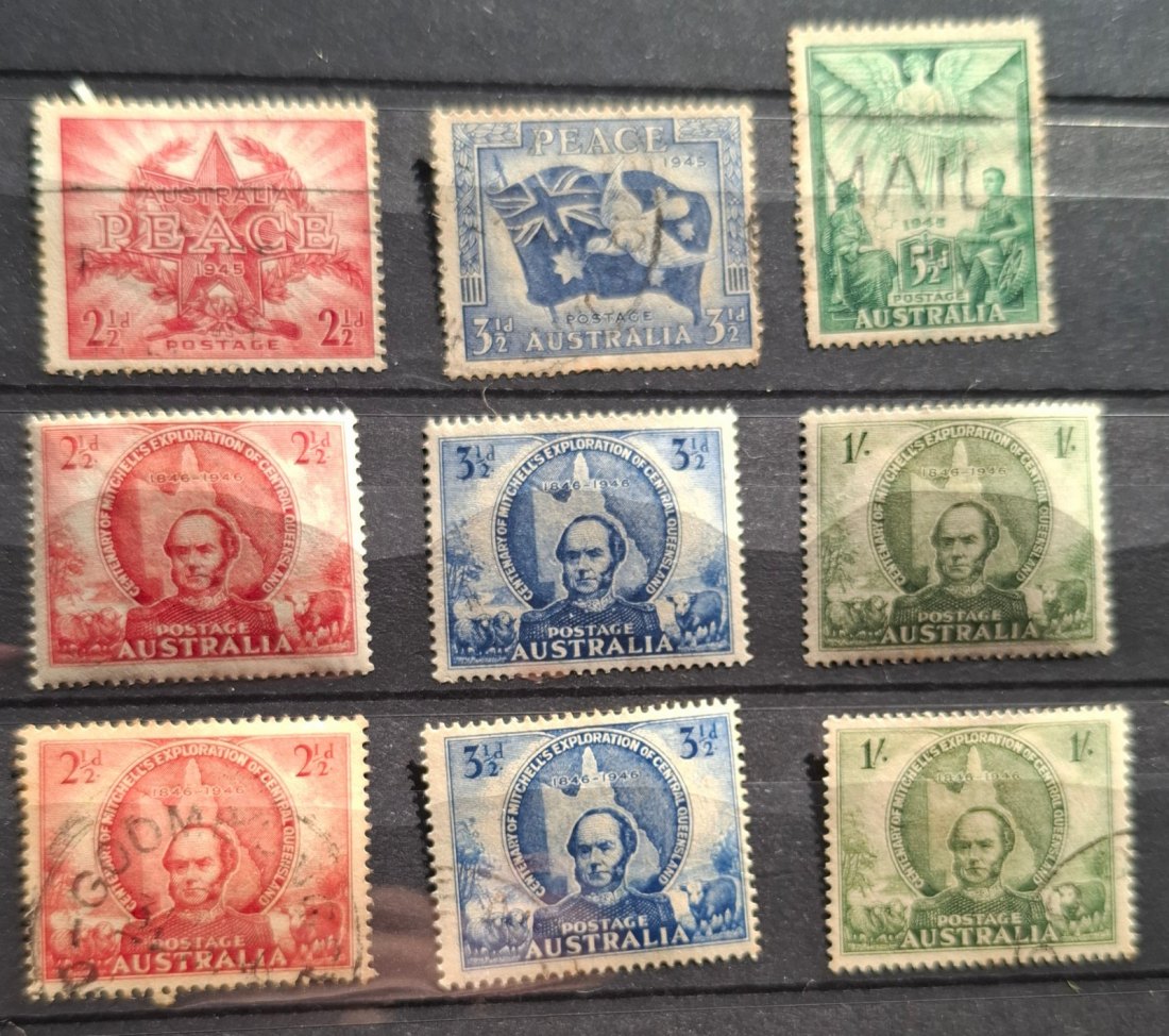  AUSTRALIEN - wunderbare koloniale Marken in Top-Zustand (**) & gestempelt   