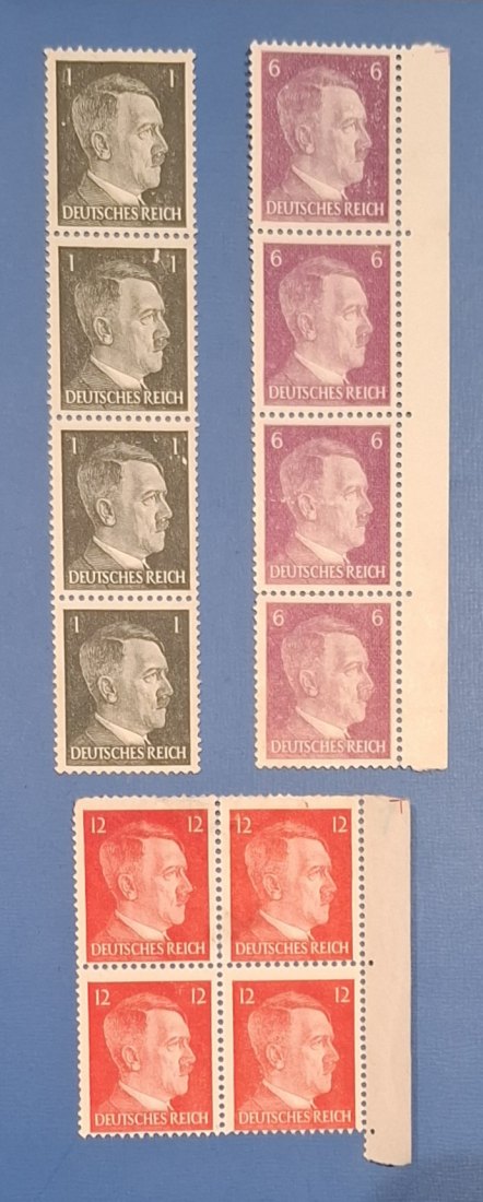  DEUTSCHES REICH 1941, Freimarken Adolf Hitler, Mi 781, 785, 788, je (*)   