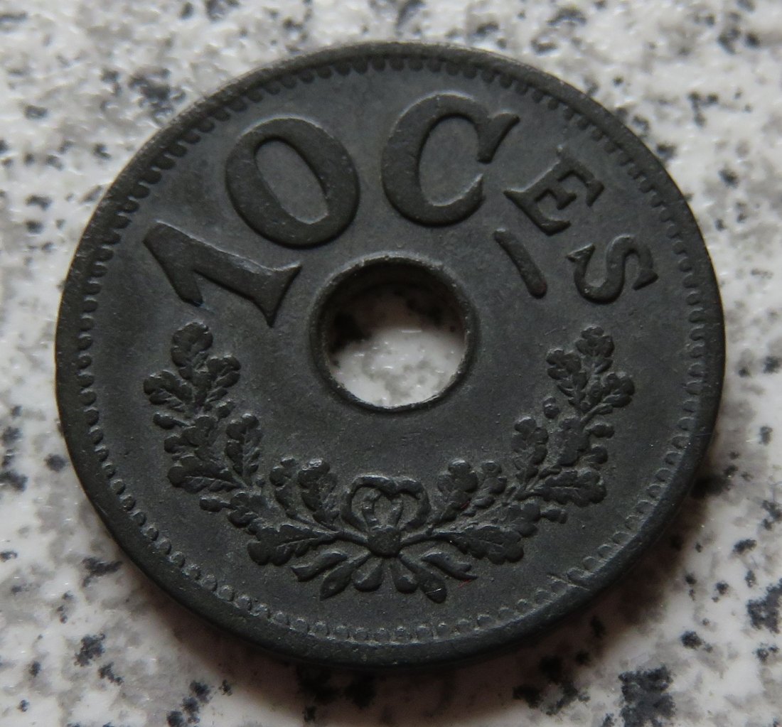  Luxemburg 10 Centimes 1915   