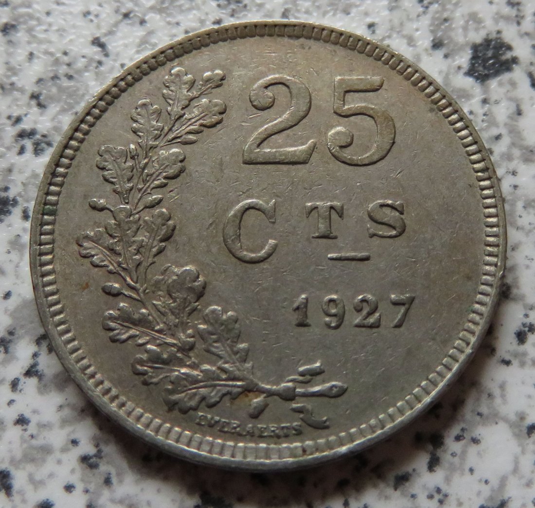  Luxemburg 25 Centimes 1927   