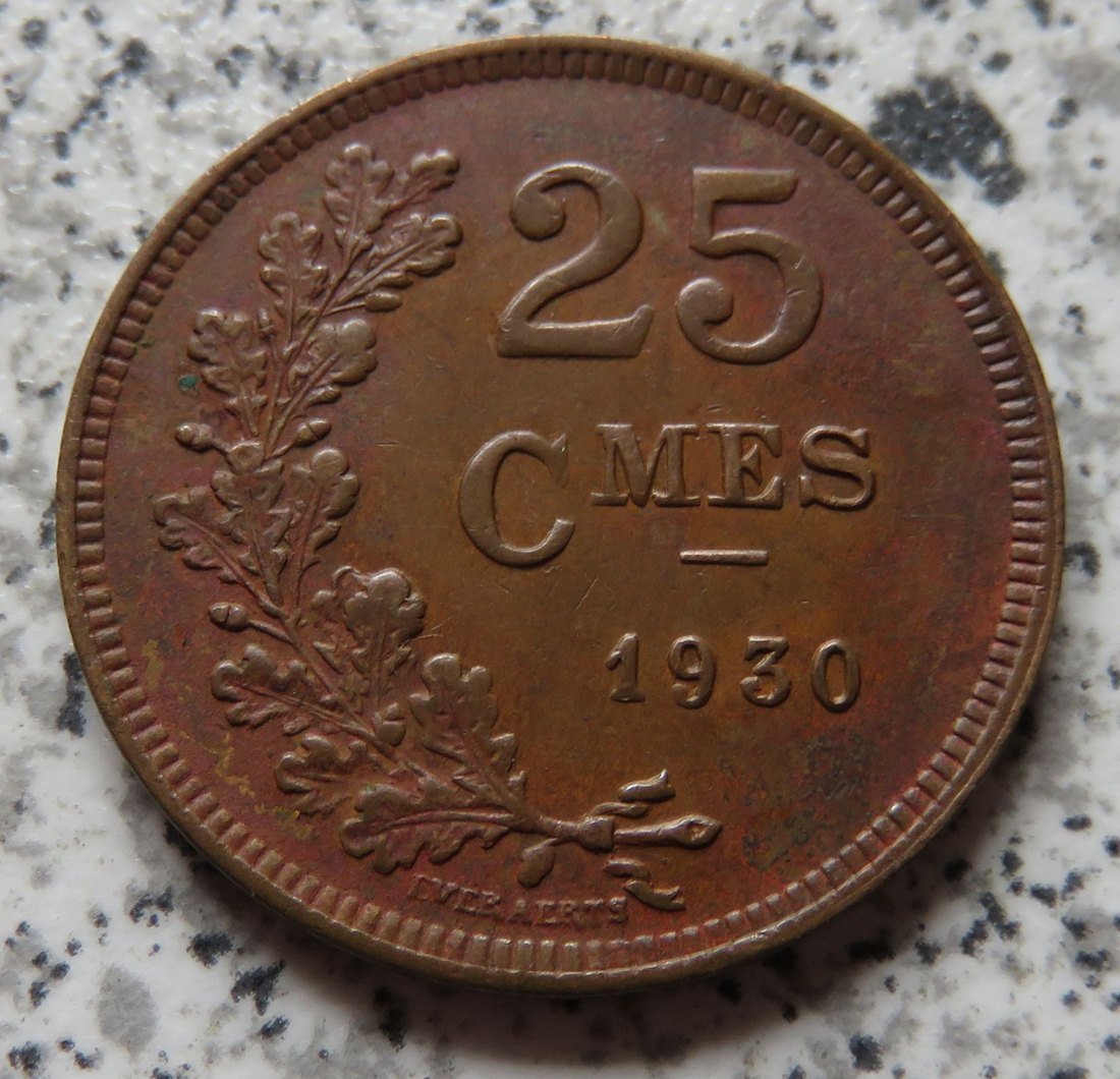  Luxemburg 25 Centimes 1930   