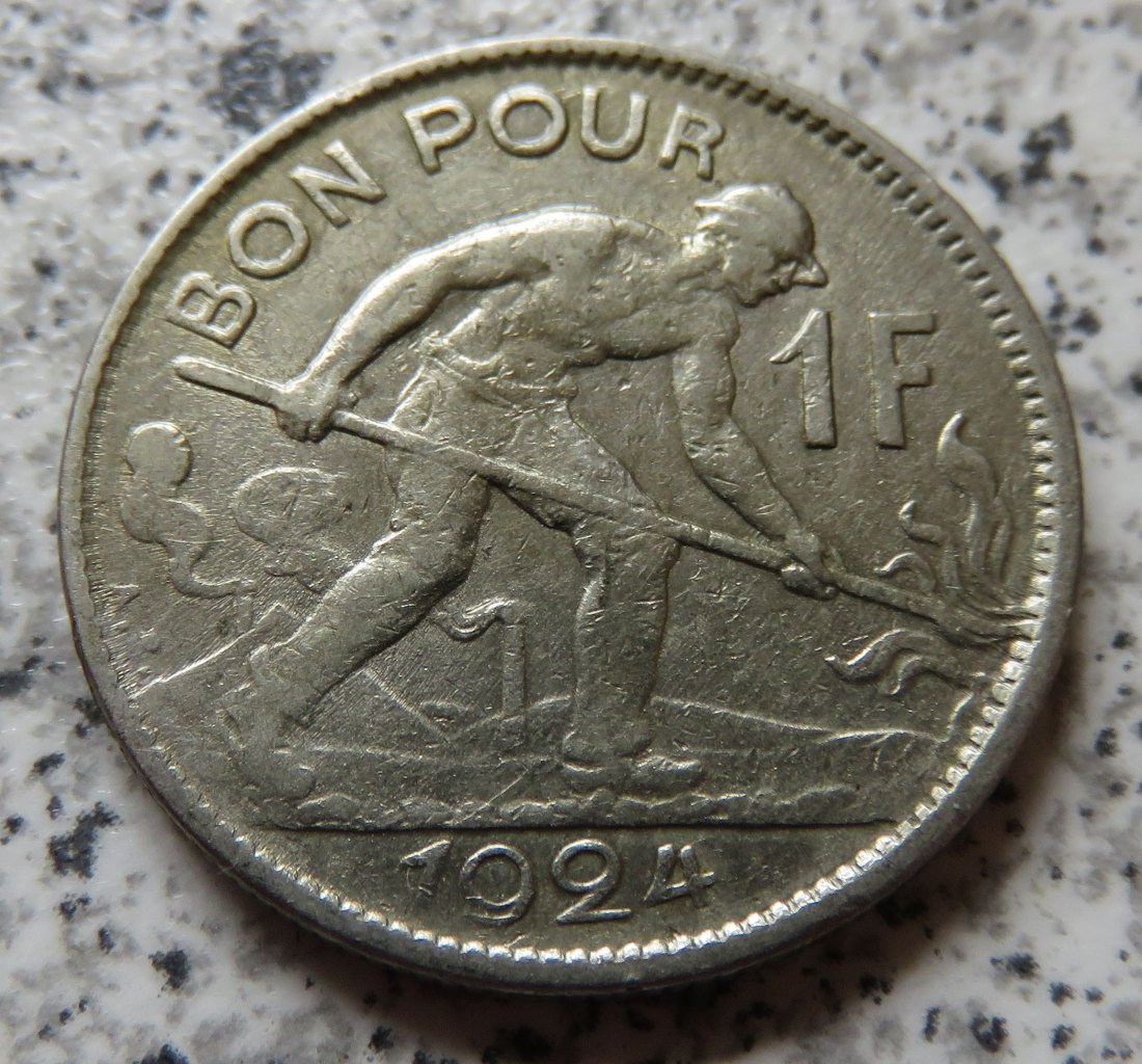 Luxemburg 1 Franc 1924   