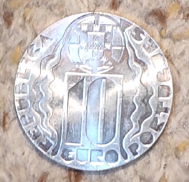  Portugal 10 € 2004, SILBER, Olympische Spiele 2004 in Athen   