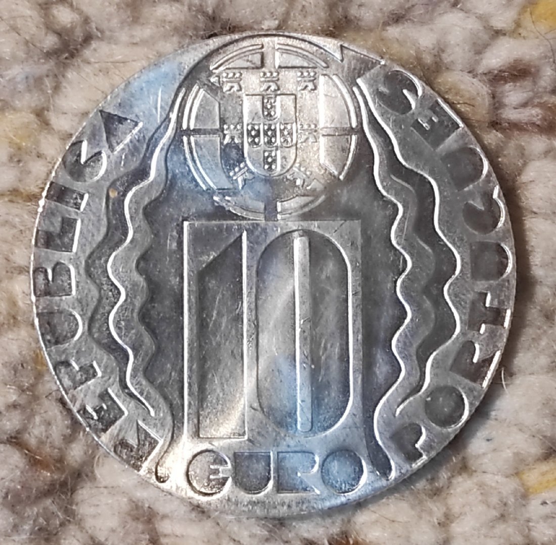  Portugal 10 € 2004, SILBER, Olympische Spiele 2004 in Athen   