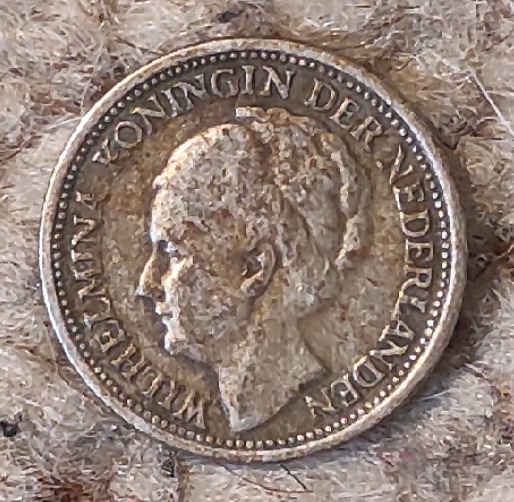  Curasao 1/10 Gulden 1947, SILBER,   