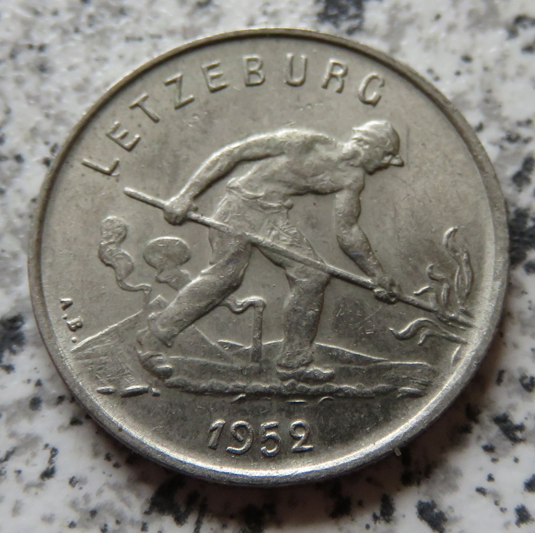  Luxemburg 1 Franc 1952   