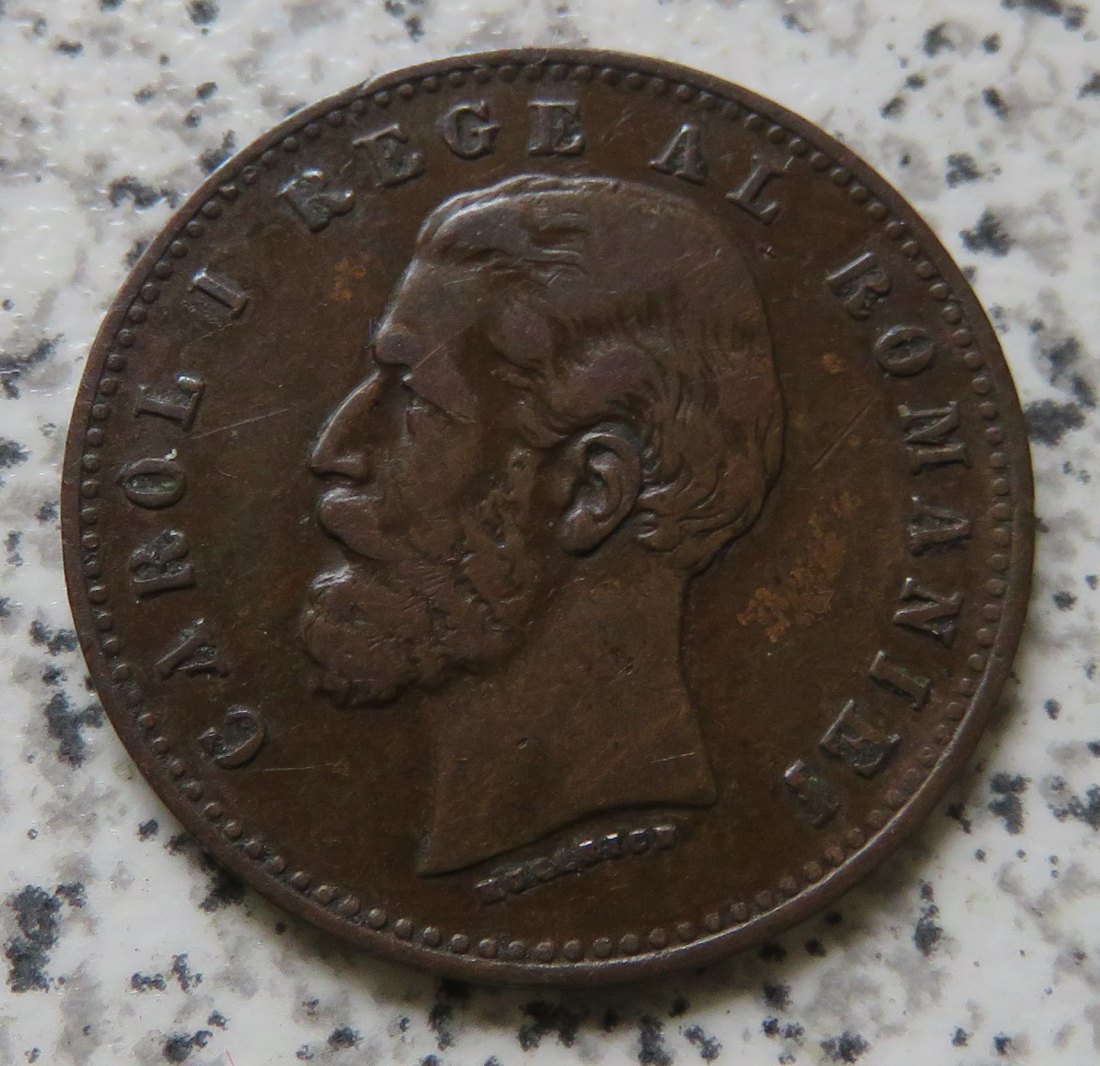  Rumänien 2 Bani 1882   