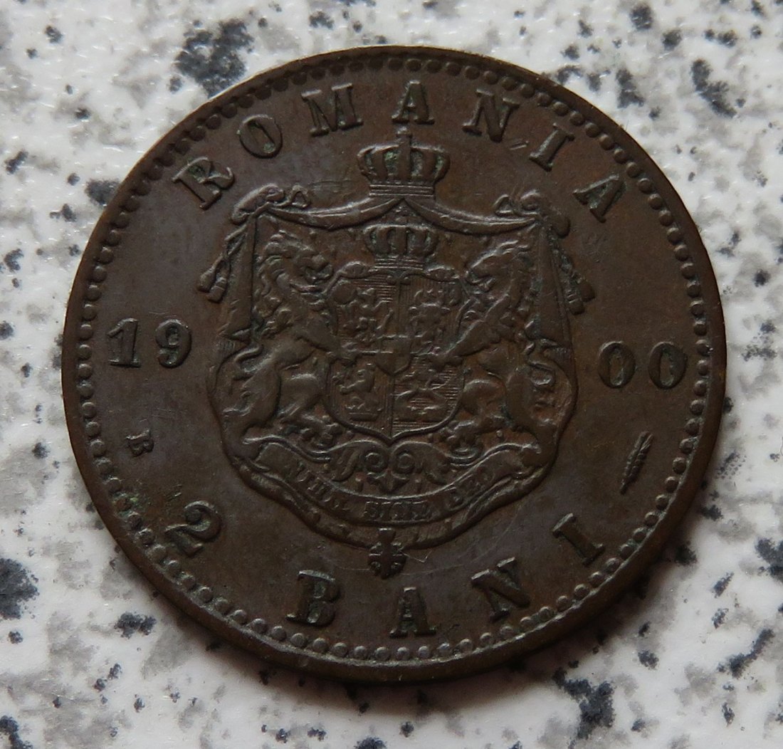  Rumänien 2 Bani 1900   