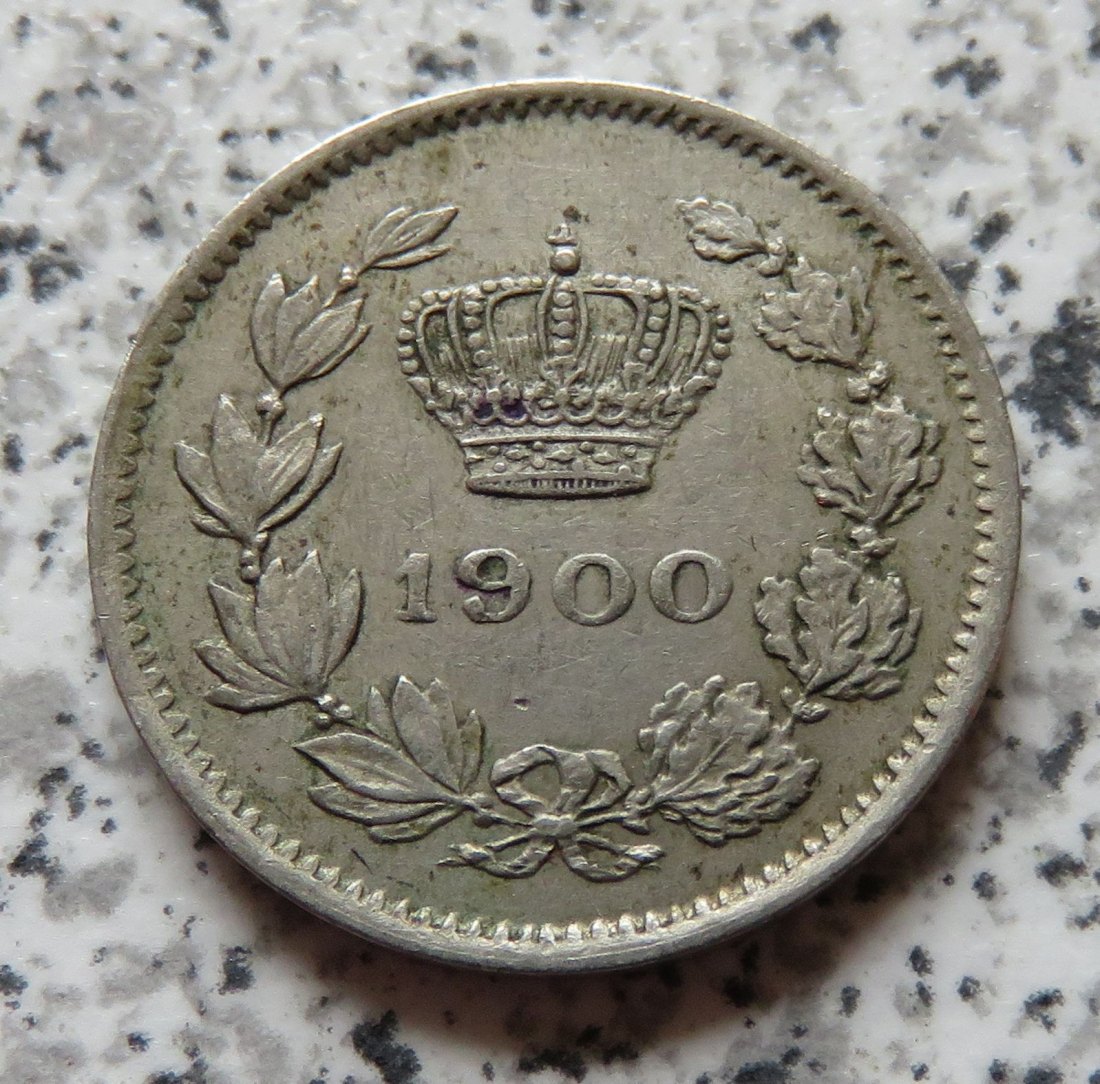  Rumänien 5 Bani 1900   