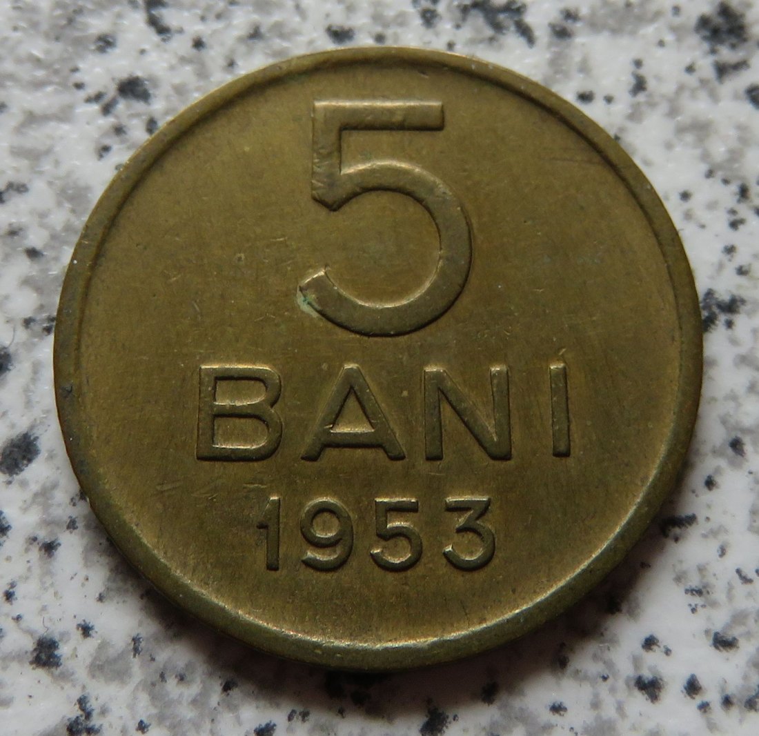  Rumänien 5 Bani 1953   