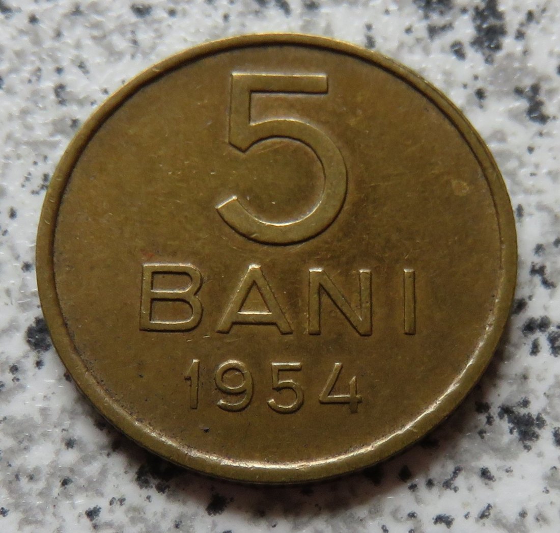  Rumänien 5 Bani 1954   