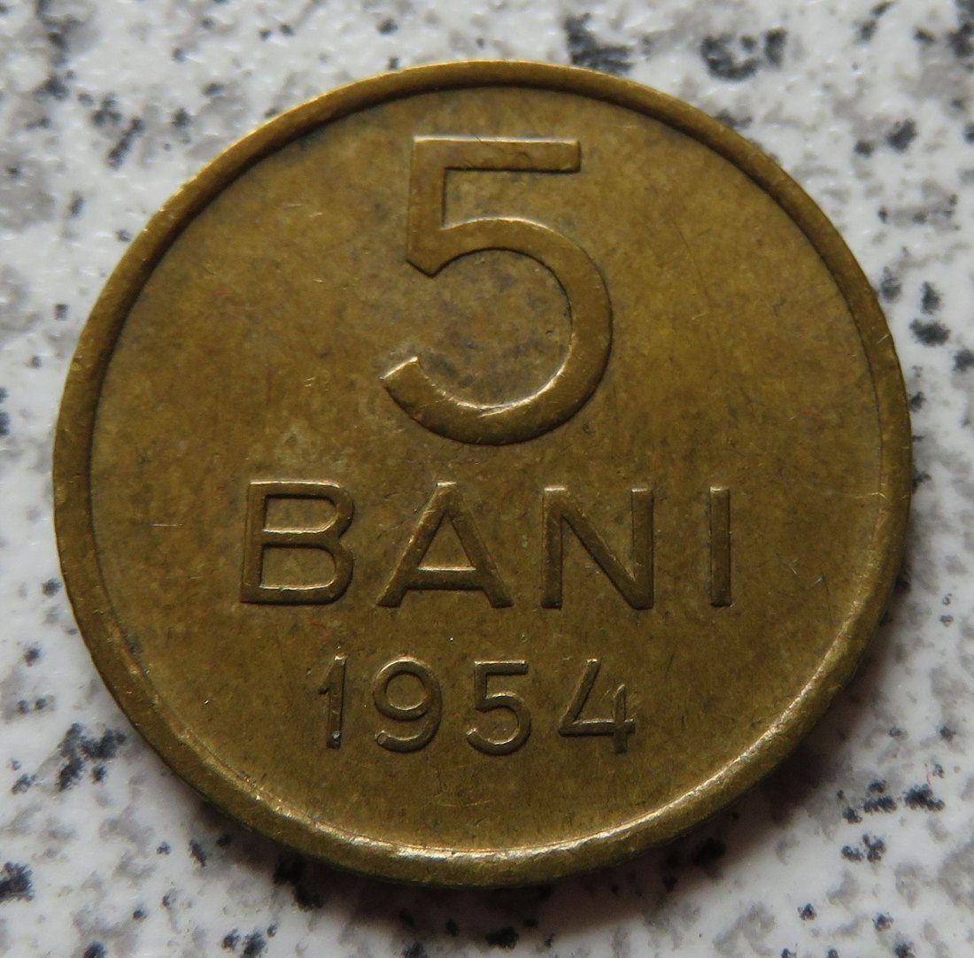  Rumänien 5 Bani 1954   