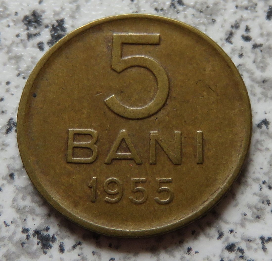  Rumänien 5 Bani 1955   