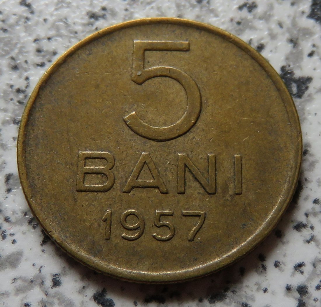  Rumänien 5 Bani 1957   