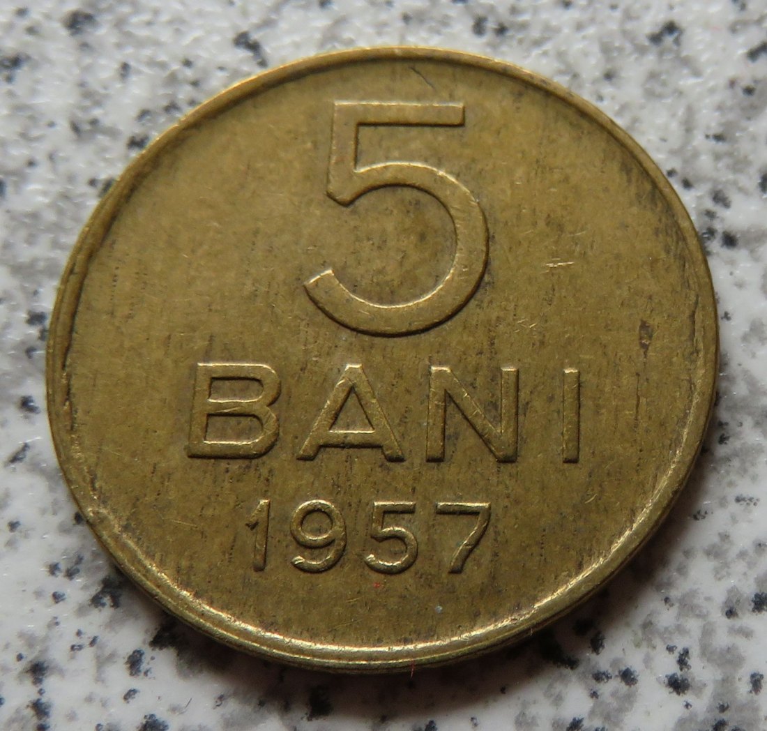 Rumänien 5 Bani 1957   