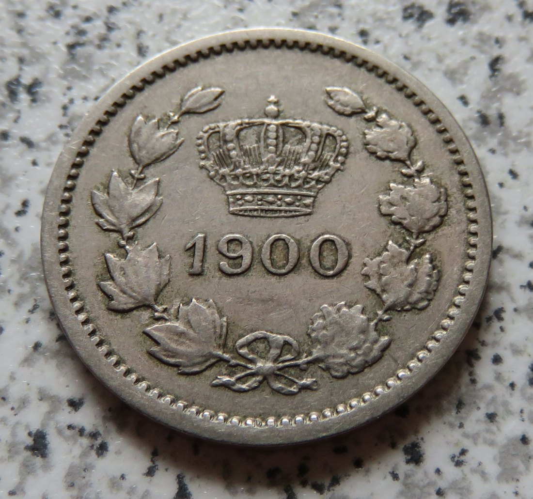  Rumänien 10 Bani 1900   