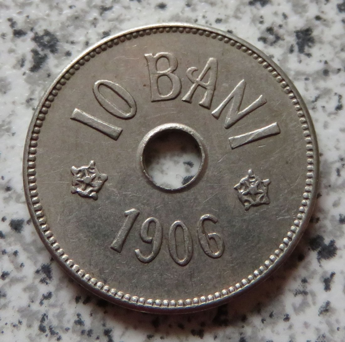  Rumänien 10 Bani 1906   