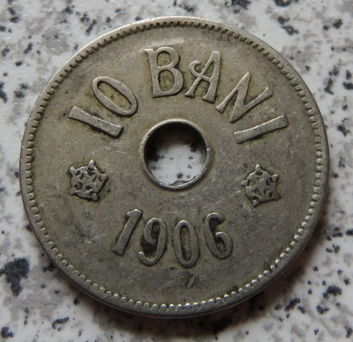  Rumänien 10 Bani 1906   