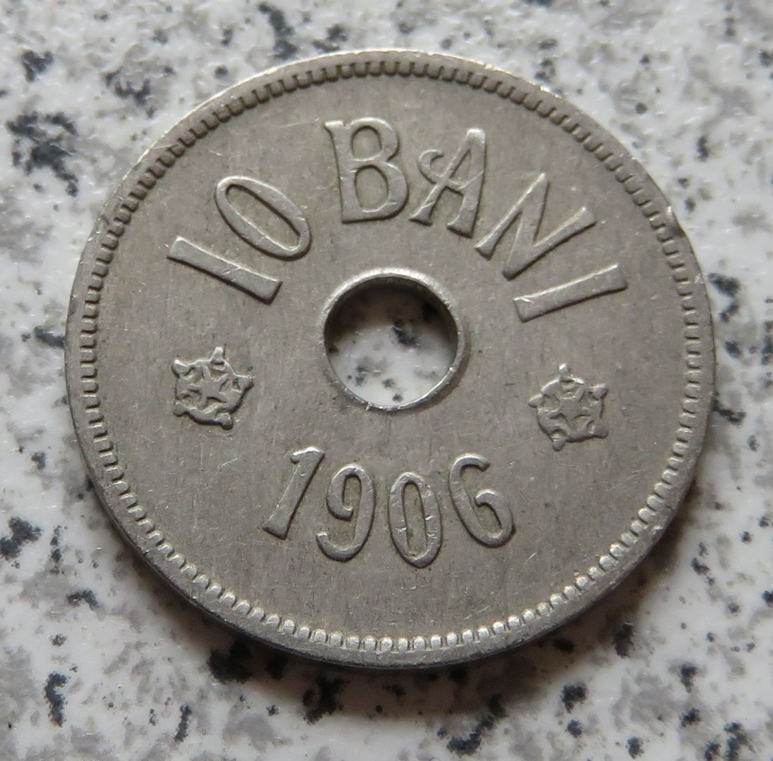  Rumänien 10 Bani 1906 J   