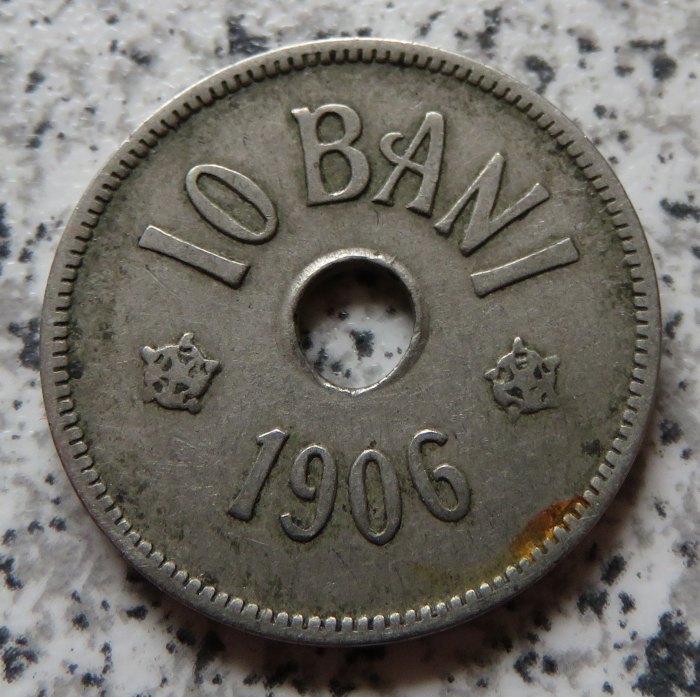  Rumänien 10 Bani 1906 J   