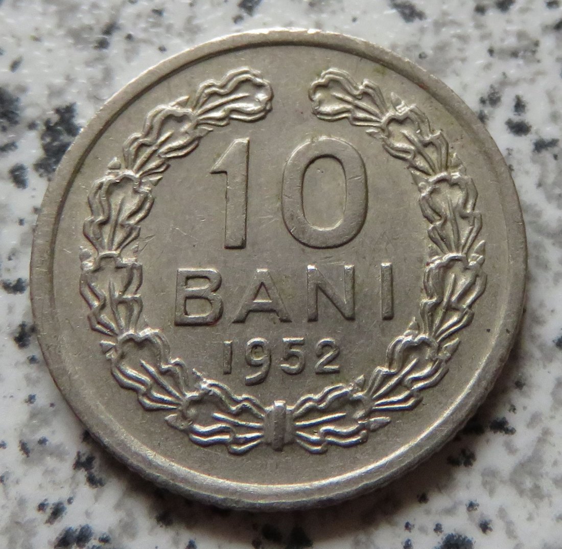  Rumänien 10 Bani 1952   