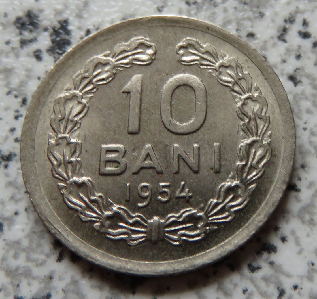  Rumänien 10 Bani 1954   