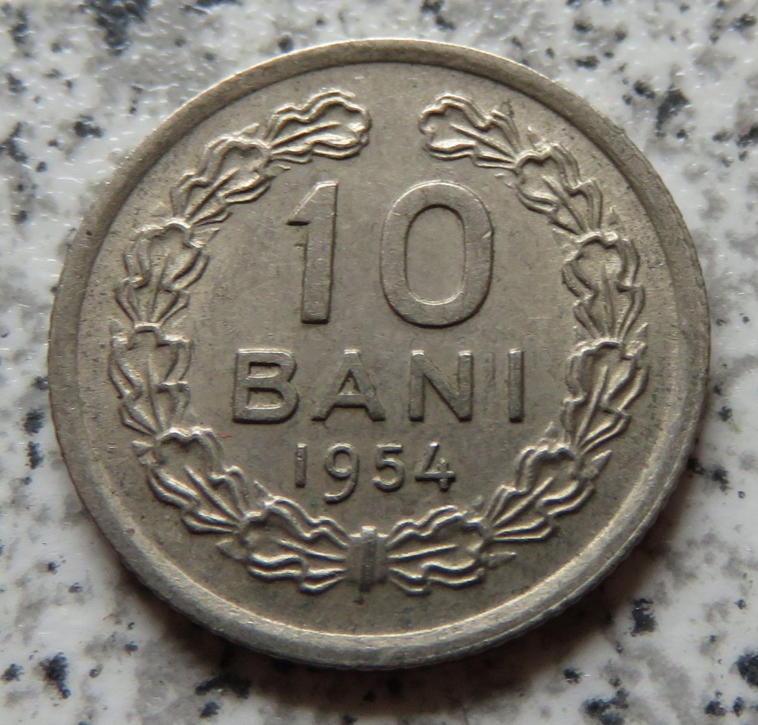  Rumänien 10 Bani 1954   
