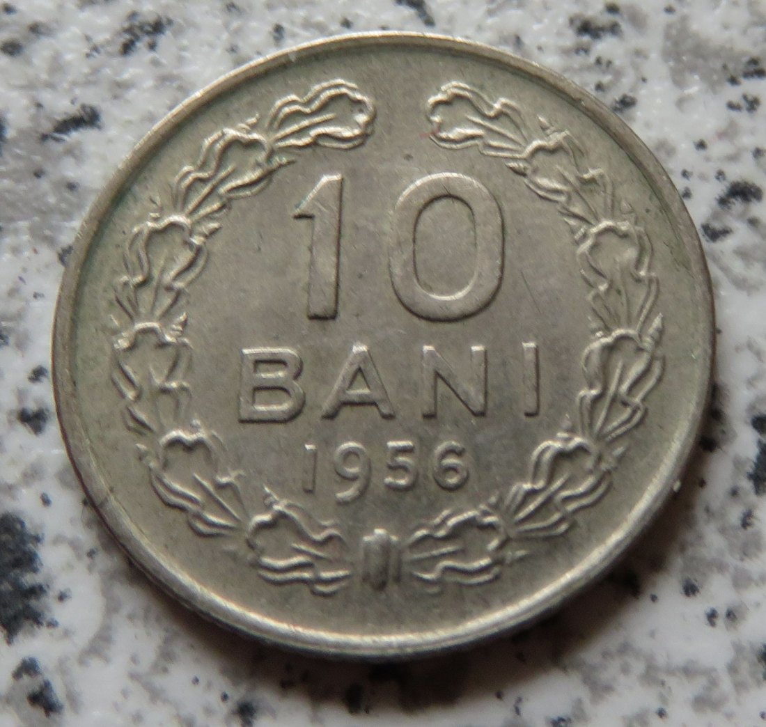  Rumänien 10 Bani 1956   