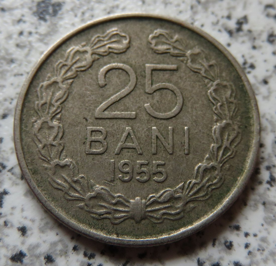  Rumänien 25 Bani 1955   